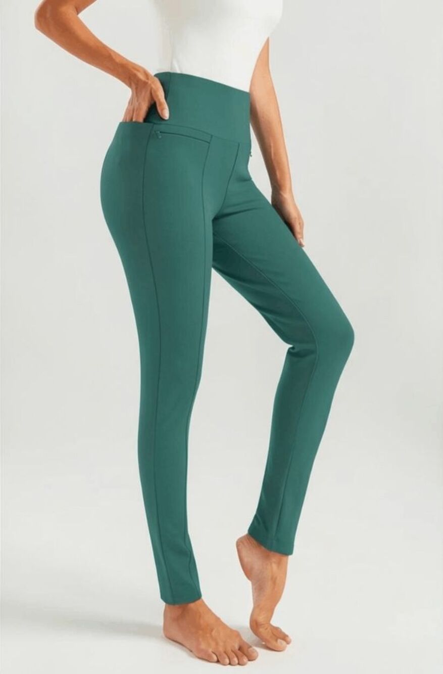 New Betabrand Highlands Power Down Skinny Dress Pant Yoga Pants XLarge